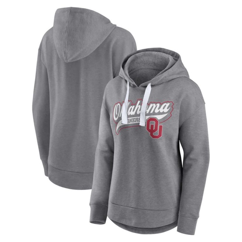 NCAA Fanatics Oklahoma Sooners Tail Sweep Pullover Hoodie