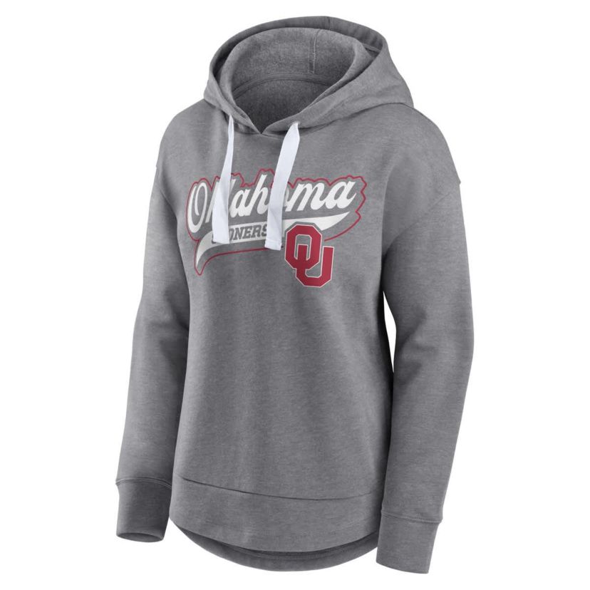 NCAA Fanatics Oklahoma Sooners Tail Sweep Pullover Hoodie