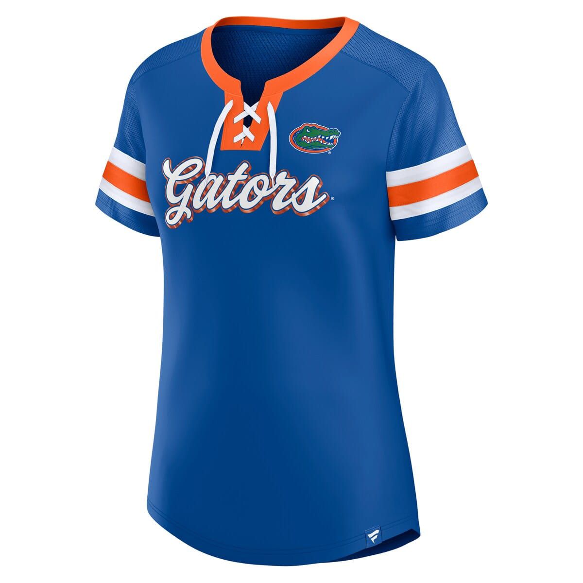 NCAA Fanatics Florida Gators Iconic Athena Lace-Up T-Shirt