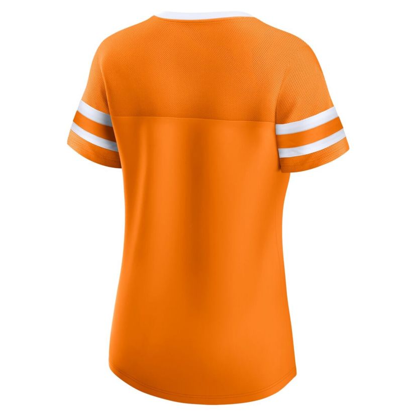 NCAA Fanatics Tennessee Tennessee Volunteers Iconic Athena Lace-Up T-Shirt