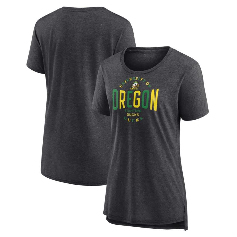 NCAA Fanatics Oregon Ducks True Classics Break It Down Tri-Blend T-Shirt