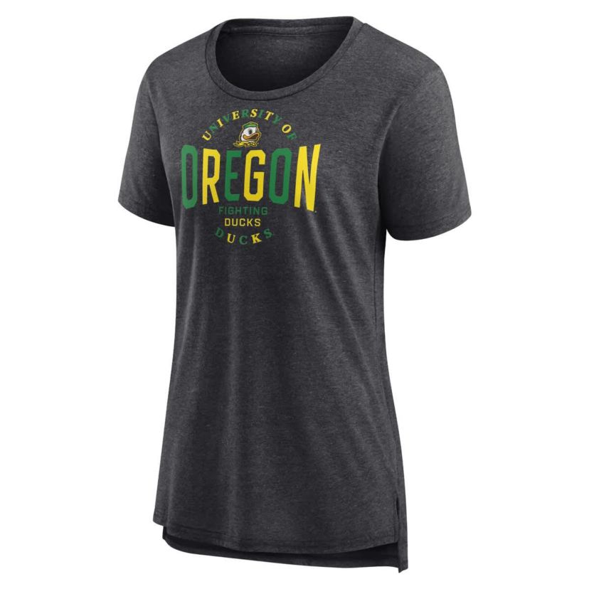 NCAA Fanatics Oregon Ducks True Classics Break It Down Tri-Blend T-Shirt
