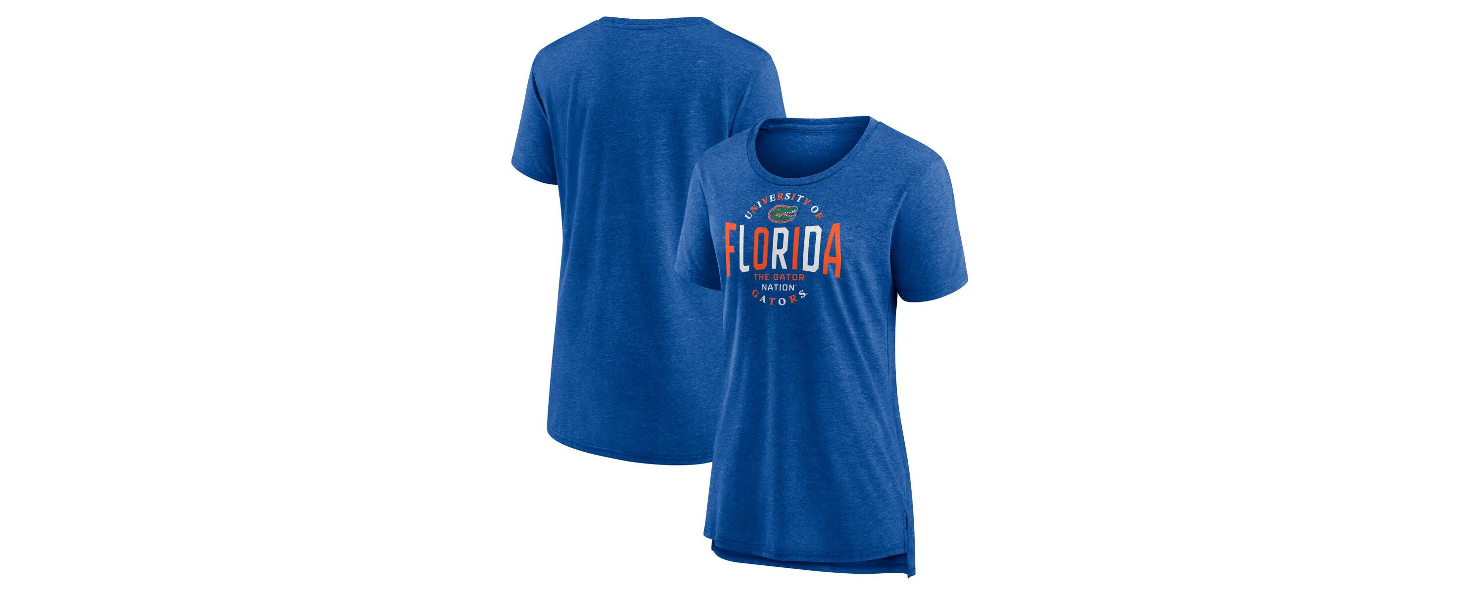 NCAA Fanatics Florida Gators True Classics Break It Down Tri-Blend T-Shirt