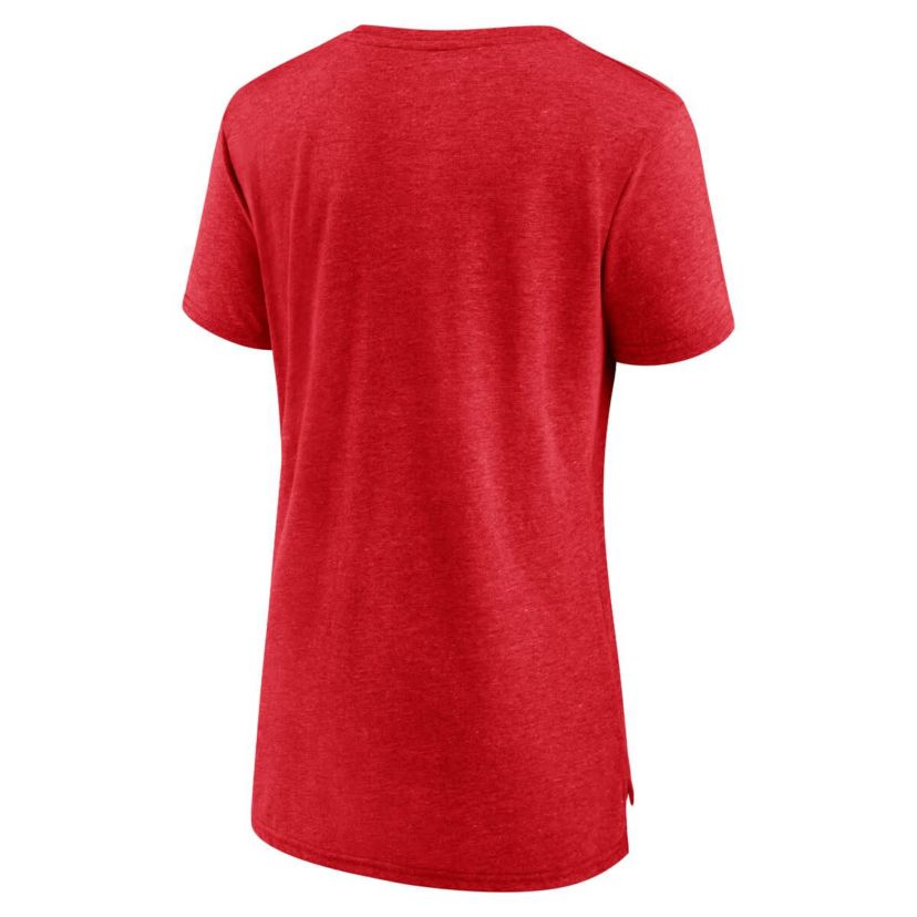 NCAA Fanatics Wisconsin Badgers True Classics Break It Down Tri-Blend T-Shirt