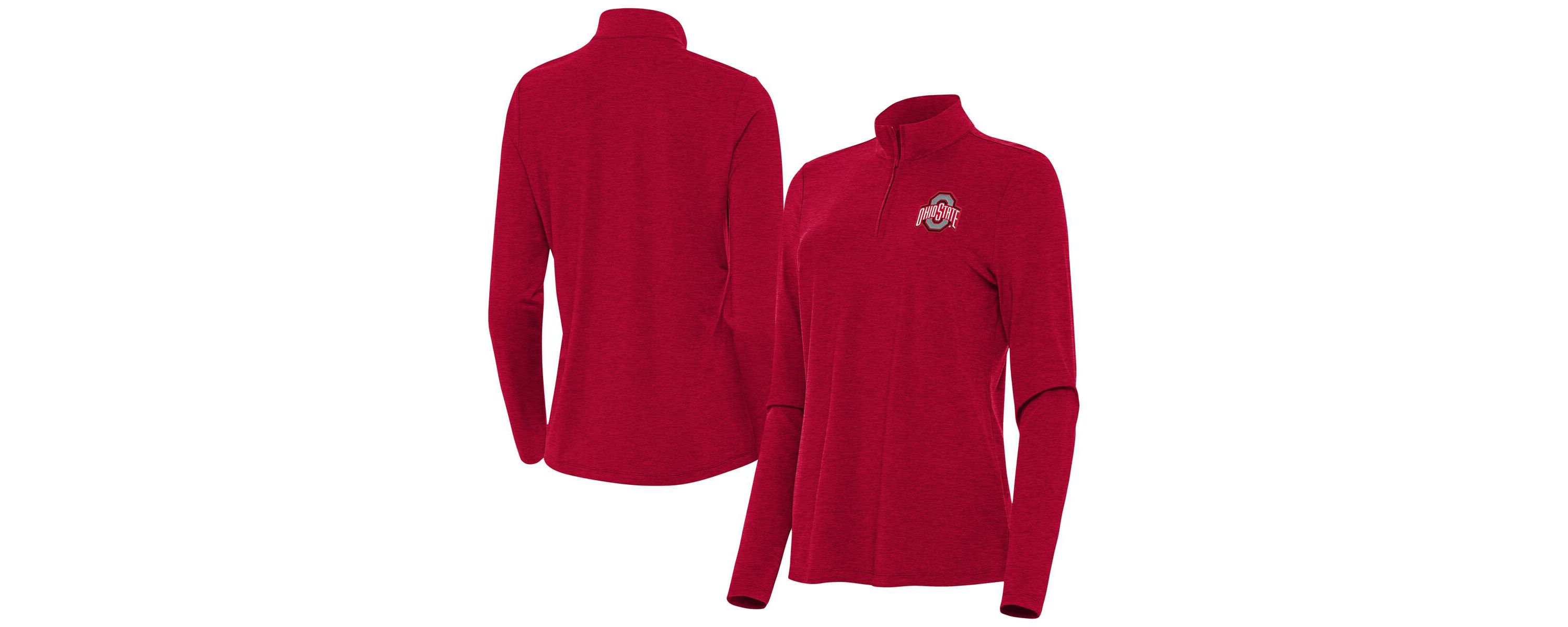 NCAA Ohio State Buckeyes Bright Quarter-Zip Top