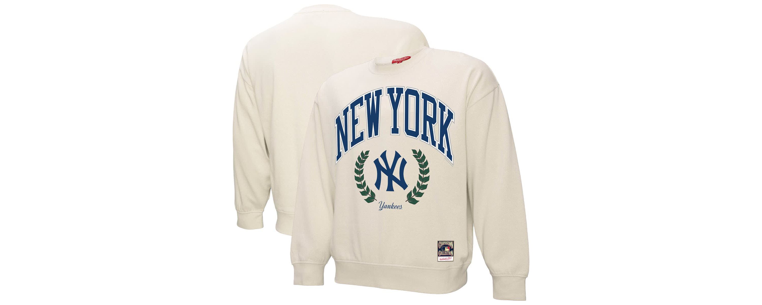 MLB New York Yankees Cooperstown Collection Laurel Pullover Sweatshirt