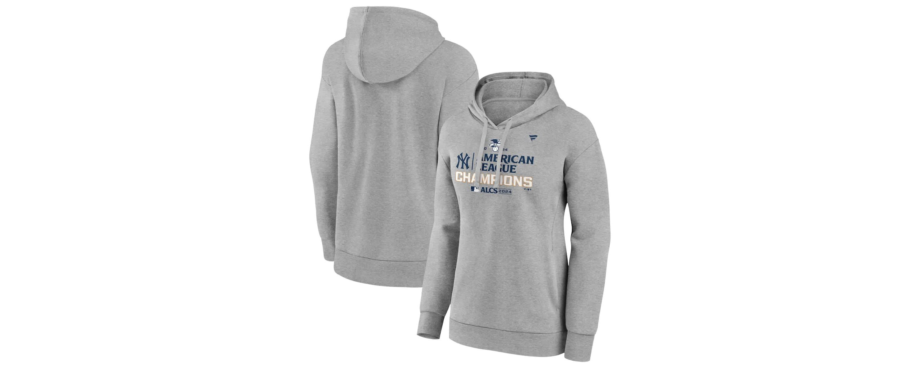 MLB Fanatics New York Yankees 2024 American League s Locker Room Pullover Hoodie