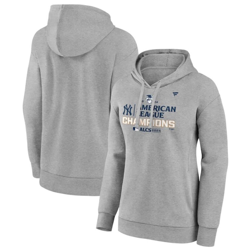MLB Fanatics New York Yankees 2024 American League s Locker Room Pullover Hoodie
