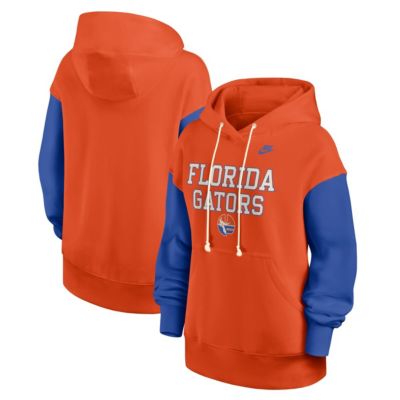 NCAA Nike Florida Gators Oversized Legacy Phoenix Pullover Hoodie, Orange, Medium