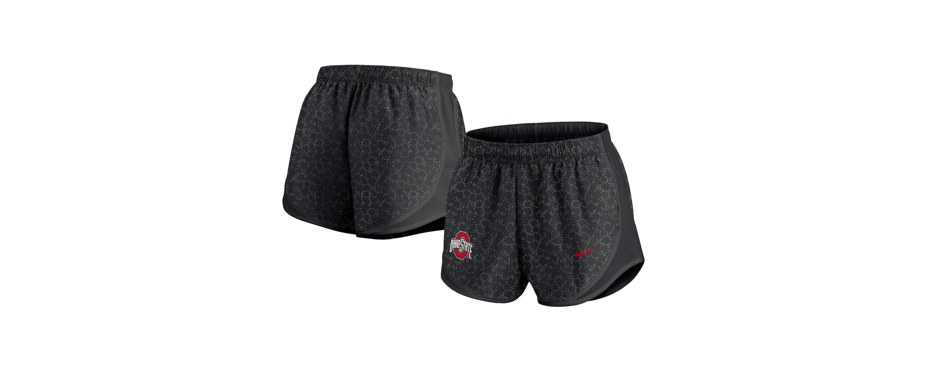NCAA Nike Ohio State Buckeyes Tempo Pattern Dri-FIT Shorts