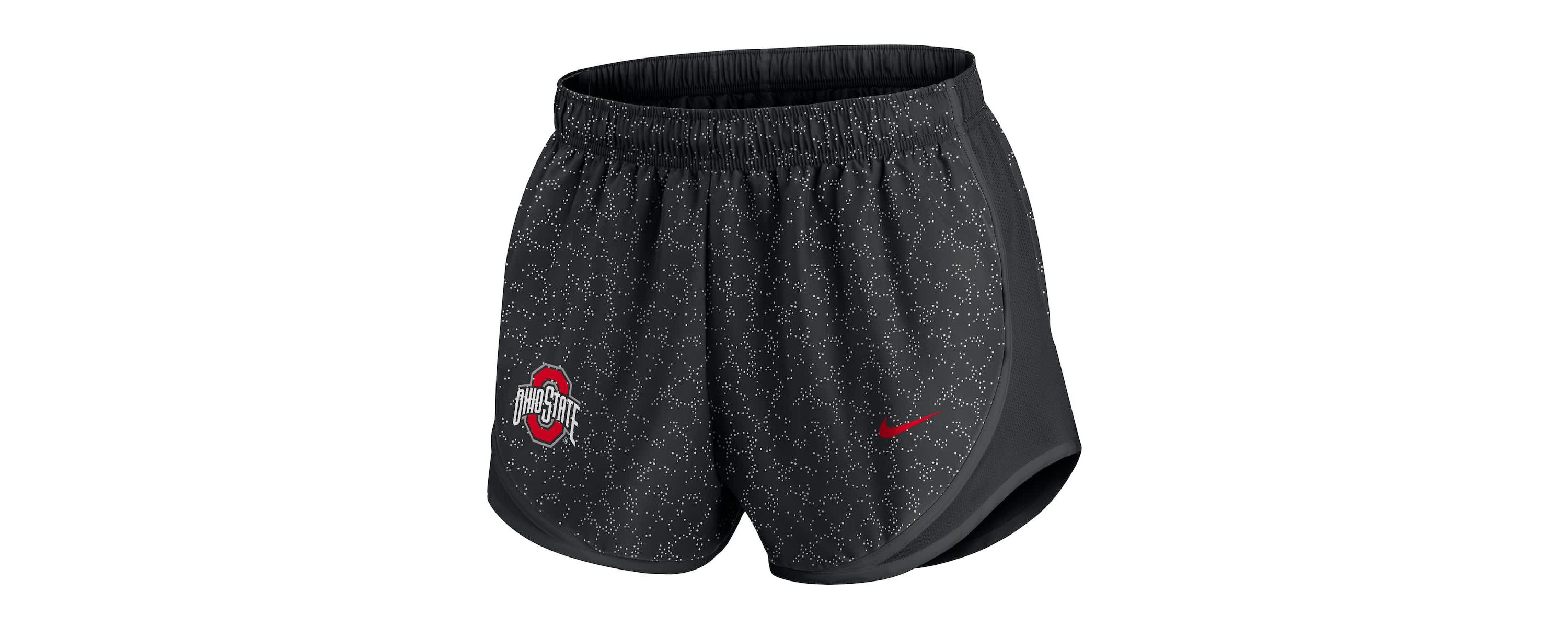 NCAA Nike Ohio State Buckeyes Tempo Pattern Dri-FIT Shorts