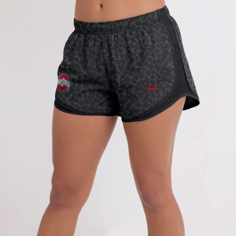 NCAA Nike Ohio State Buckeyes Tempo Pattern Dri-FIT Shorts