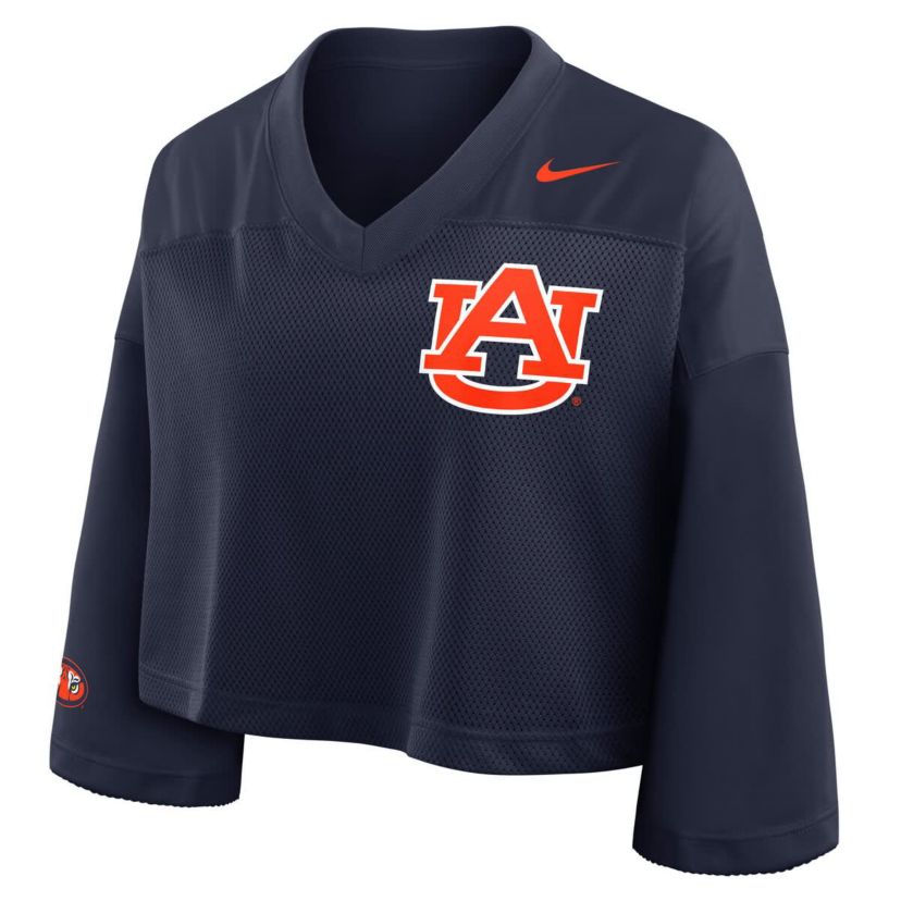 NCAA Nike Auburn Tigers Cropped Mesh Dri-FIT Fashion Jersey