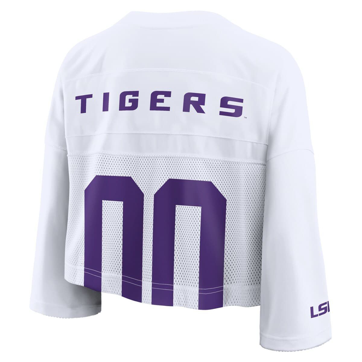 NCAA Nike LSU Tigers Cropped Mesh Dri-FIT Fashion Jersey