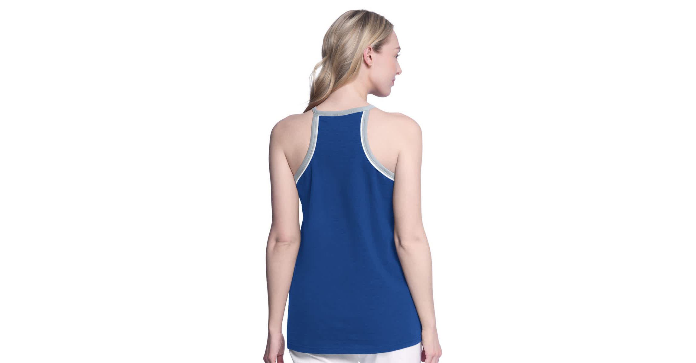 MLB Los Angeles Dodgers Curveball Racerback Tank Top