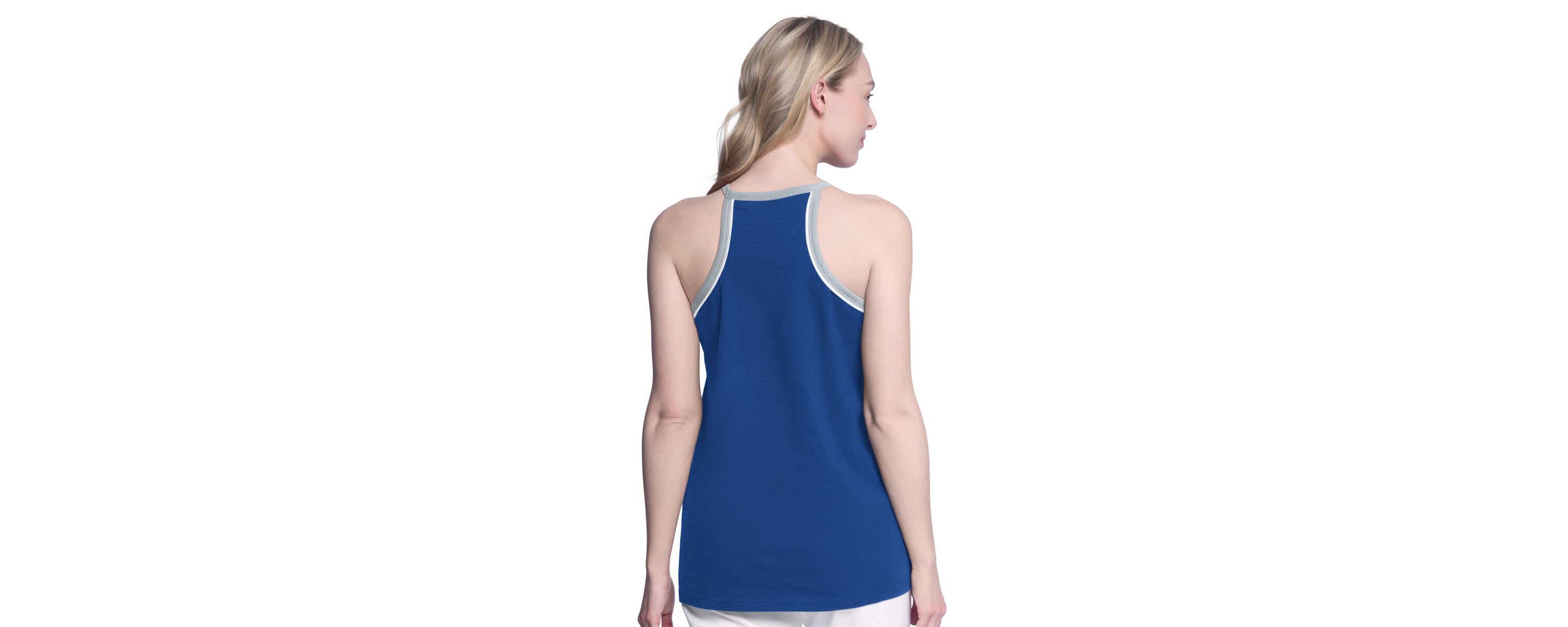 MLB Los Angeles Dodgers Curveball Racerback Tank Top