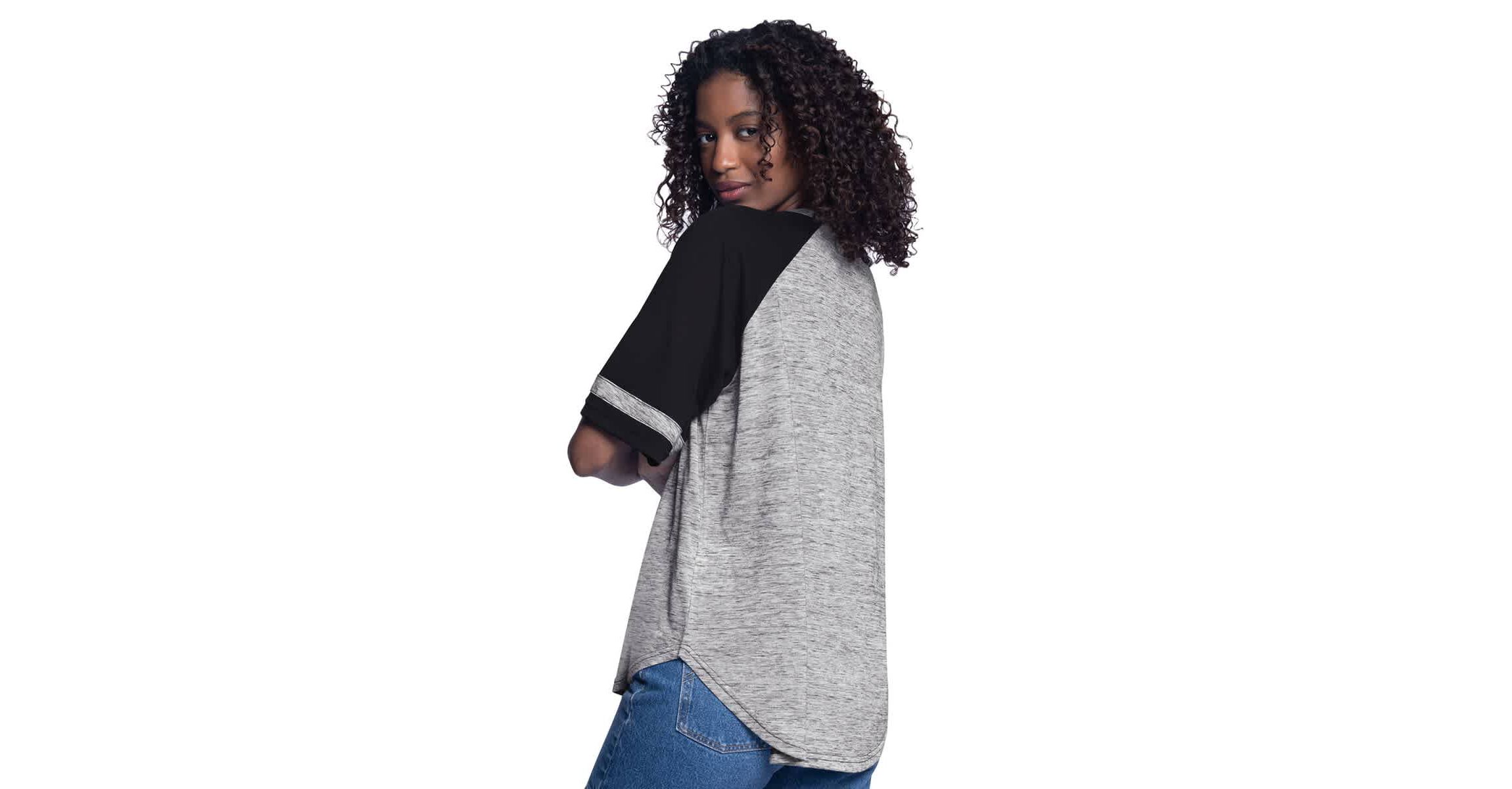 Chicago White Sox MLB Chicago Sox Hall of Fame Raglan Oversized Half-Sleeve V-Neck Top