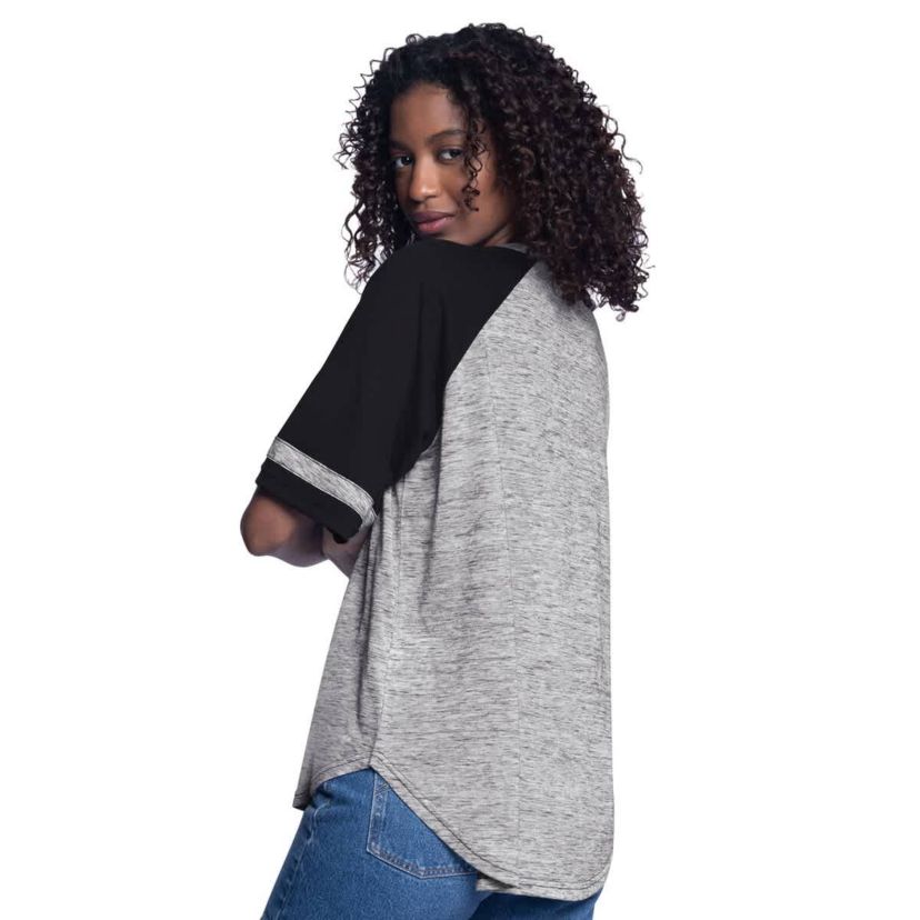 Chicago White Sox MLB Chicago Sox Hall of Fame Raglan Oversized Half-Sleeve V-Neck Top