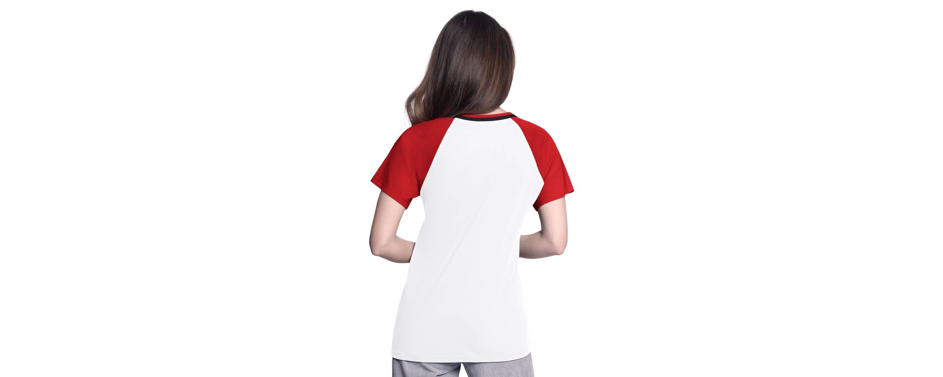 MLB Cincinnati Reds Ball Park Raglan V-Neck T-Shirt