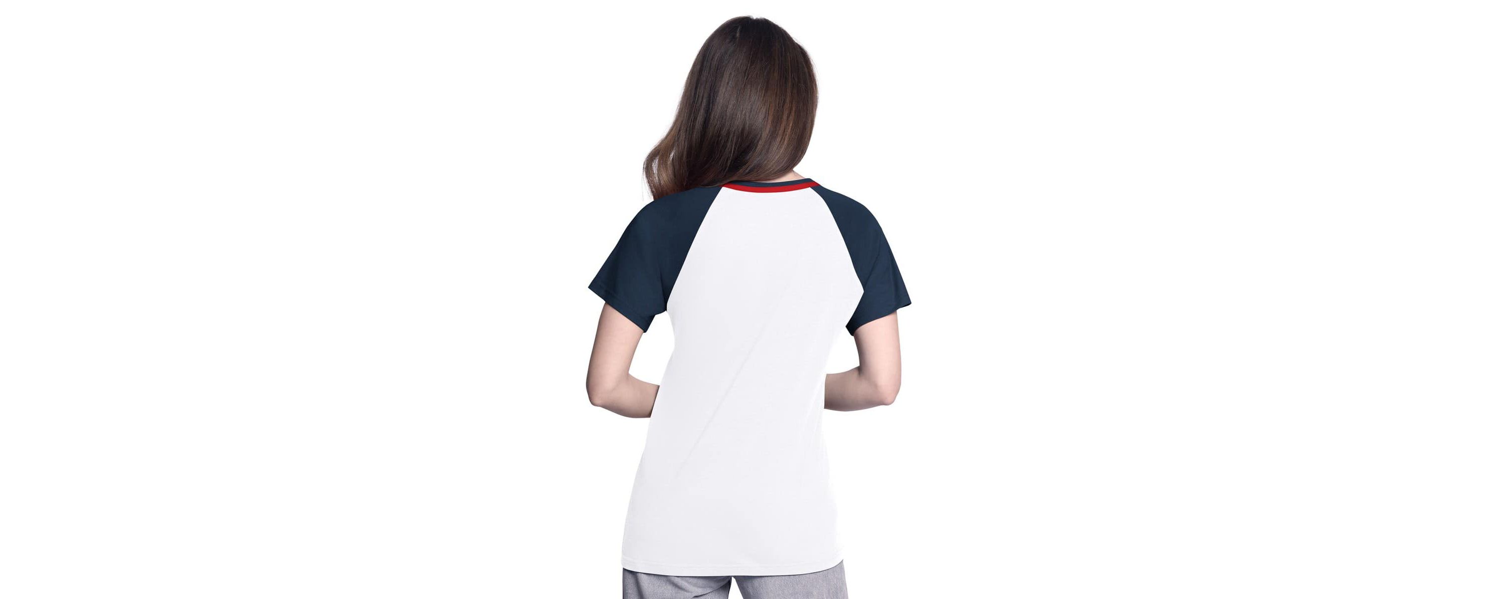 MLB Cleveland Guardians Ball Park Raglan V-Neck T-Shirt