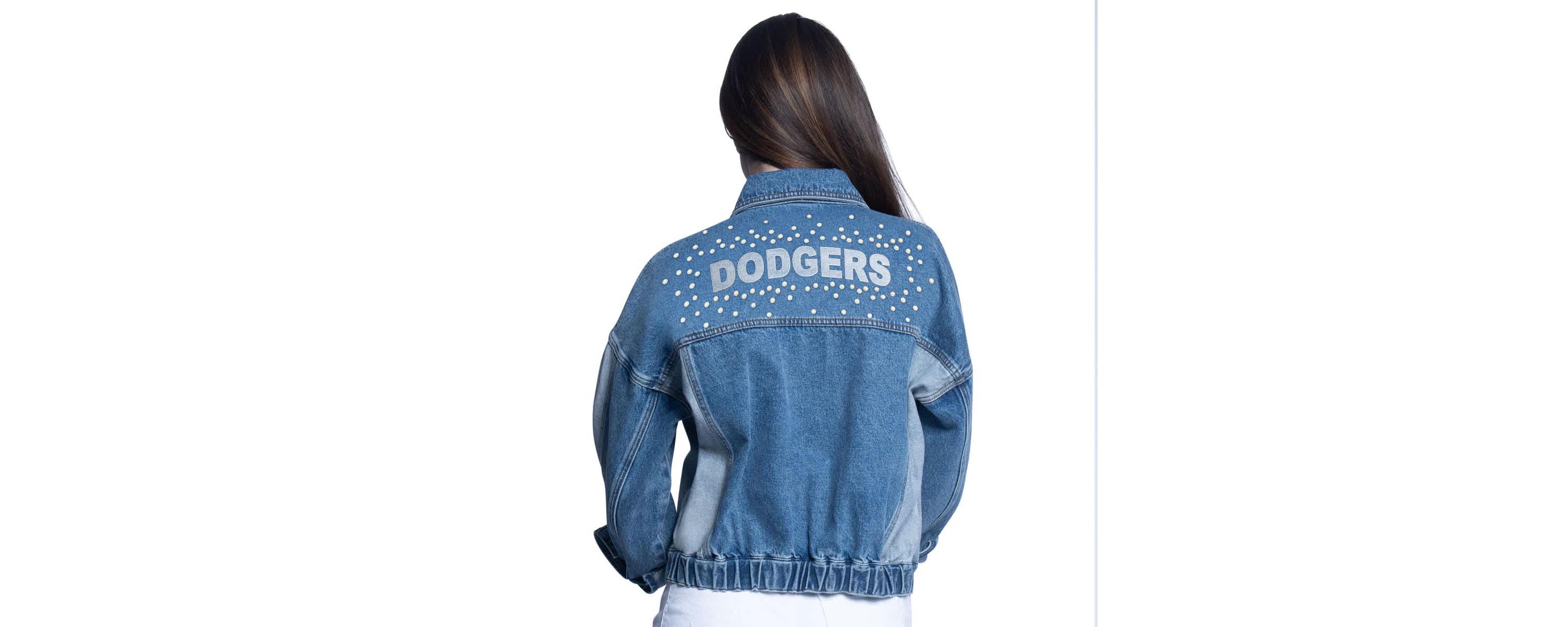 MLB Los Angeles Dodgers Victory Oversized Button-Up Jacket