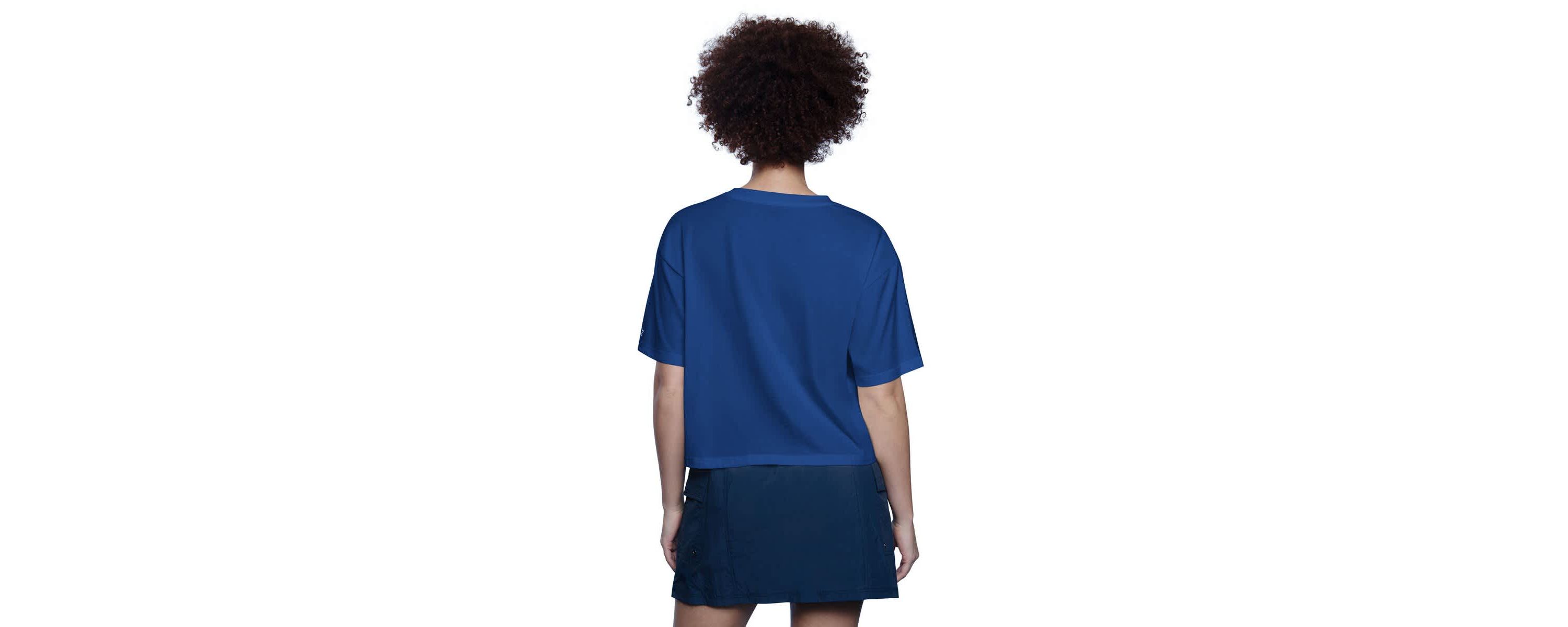 MLB Los Angeles Dodgers Play the Ball Boxy Cropped T-Shirt