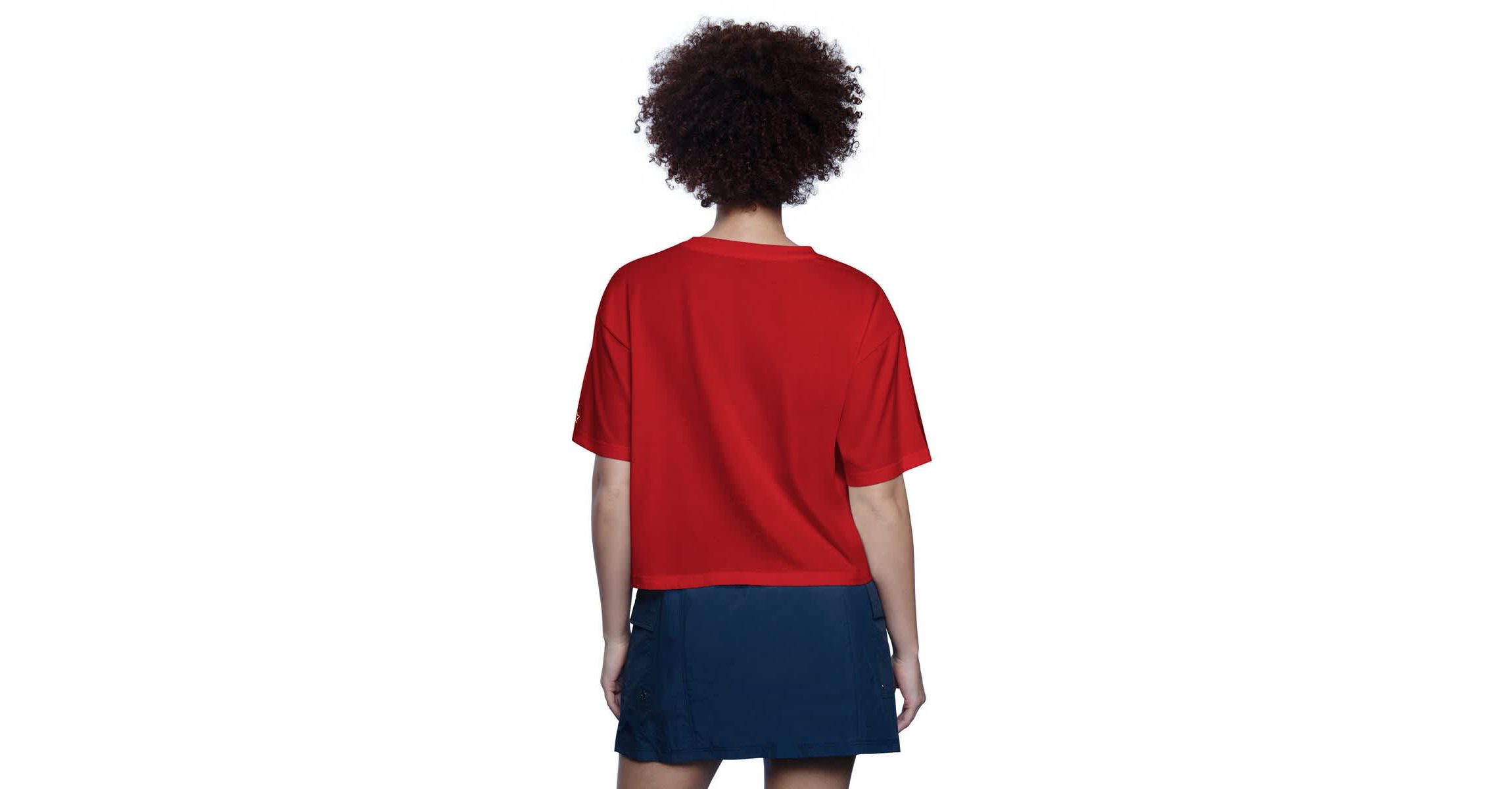 MLB Philadelphia Phillies Play the Ball Boxy Cropped T-Shirt