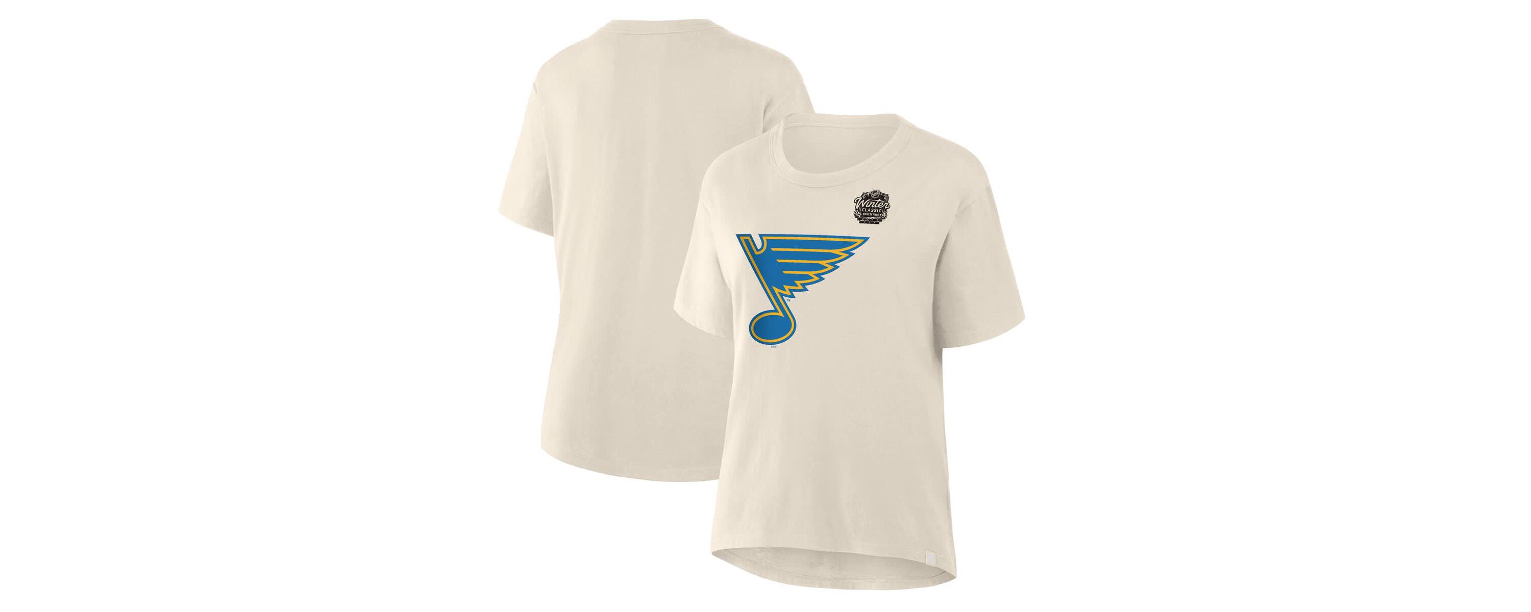 NHL Fanatics St. Louis Blues 2025 Winter Classic Primary Logo T-Shirt