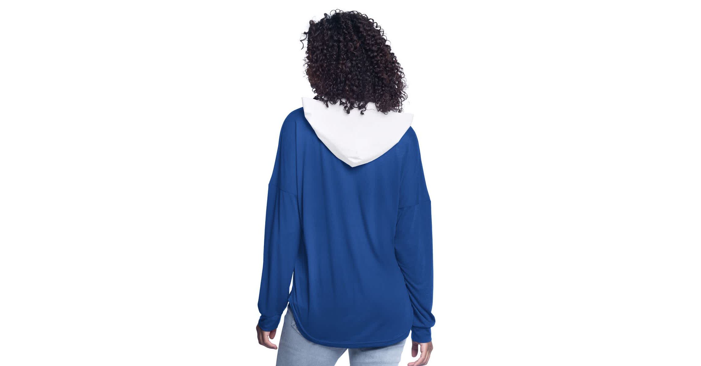 NBA New York Knicks Bench Player Oversized Long Sleeve Hooded Top
