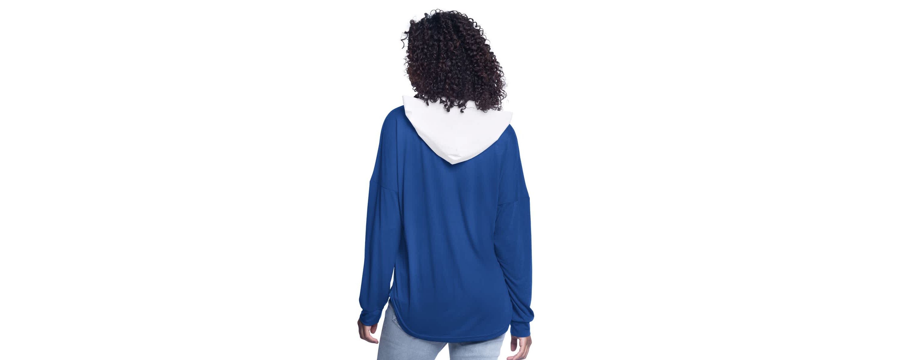 NBA Golden State Warriors Bench Player Oversized Long Sleeve Hooded Top