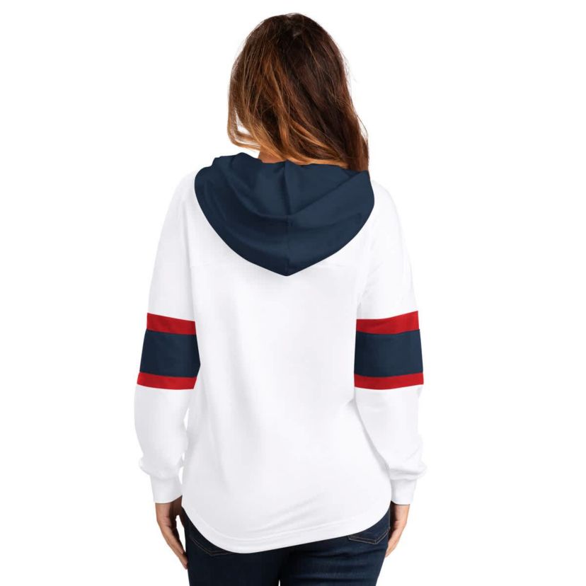 NHL Columbus Jackets Goal Zone Long Sleeve Lace-Up Hoodie T-Shirt