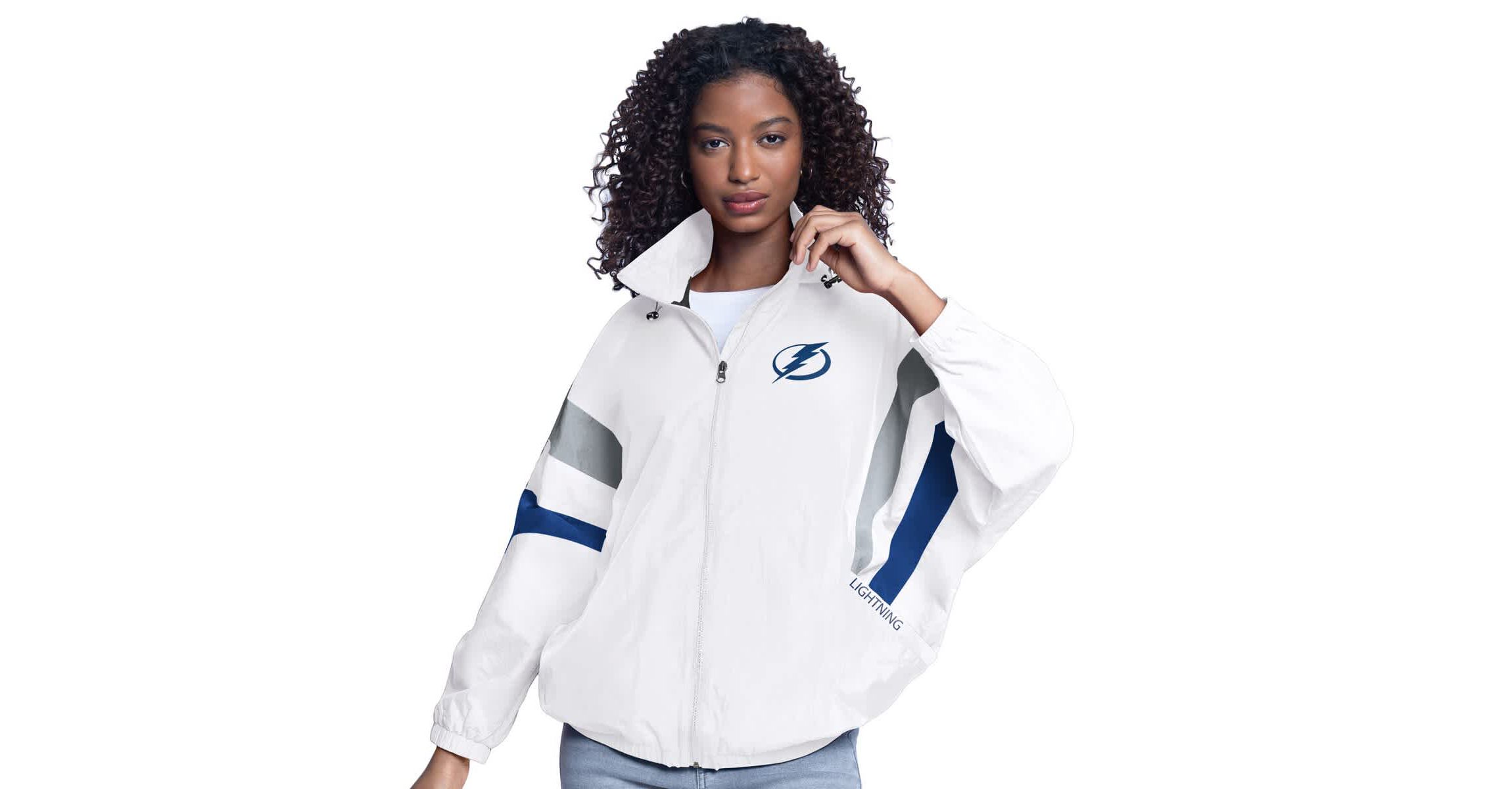 NHL Tampa Bay Lightning Game News Oversized Full-Zip Hoodie Jacket