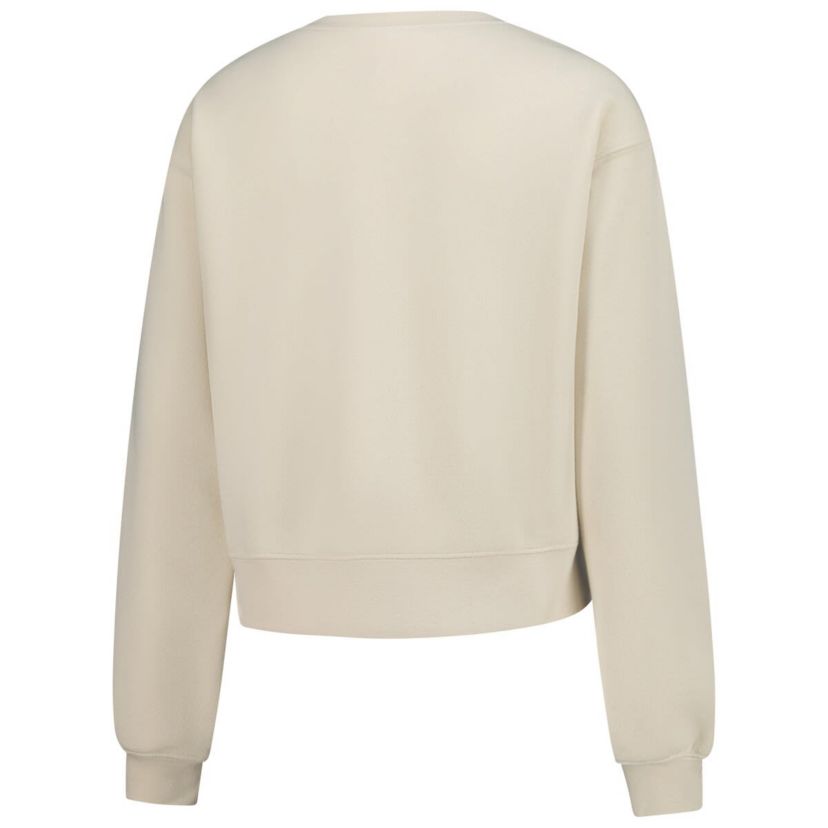 NCAA Sand Notre Dame Fighting Irish Cropped Crewneck Sweatshirt