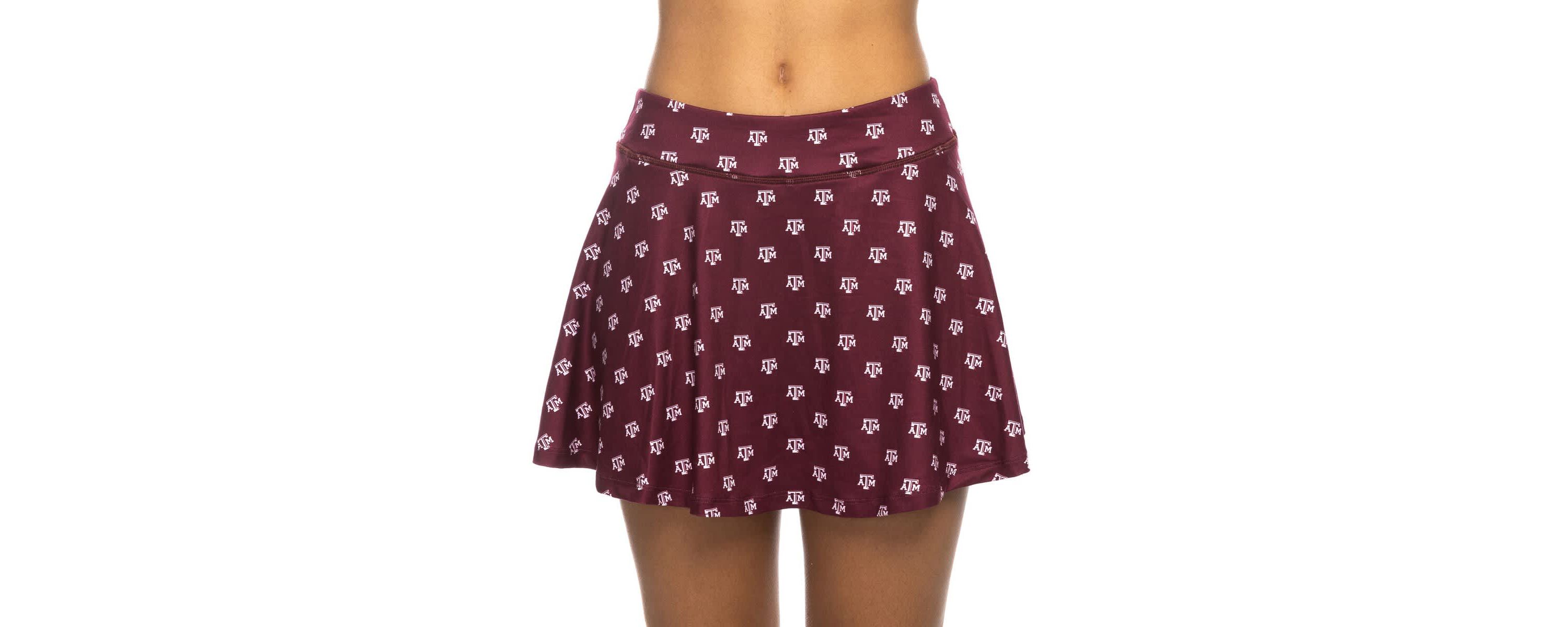 NCAA Texas A&M Aggies All-Over Print Flowy Skort
