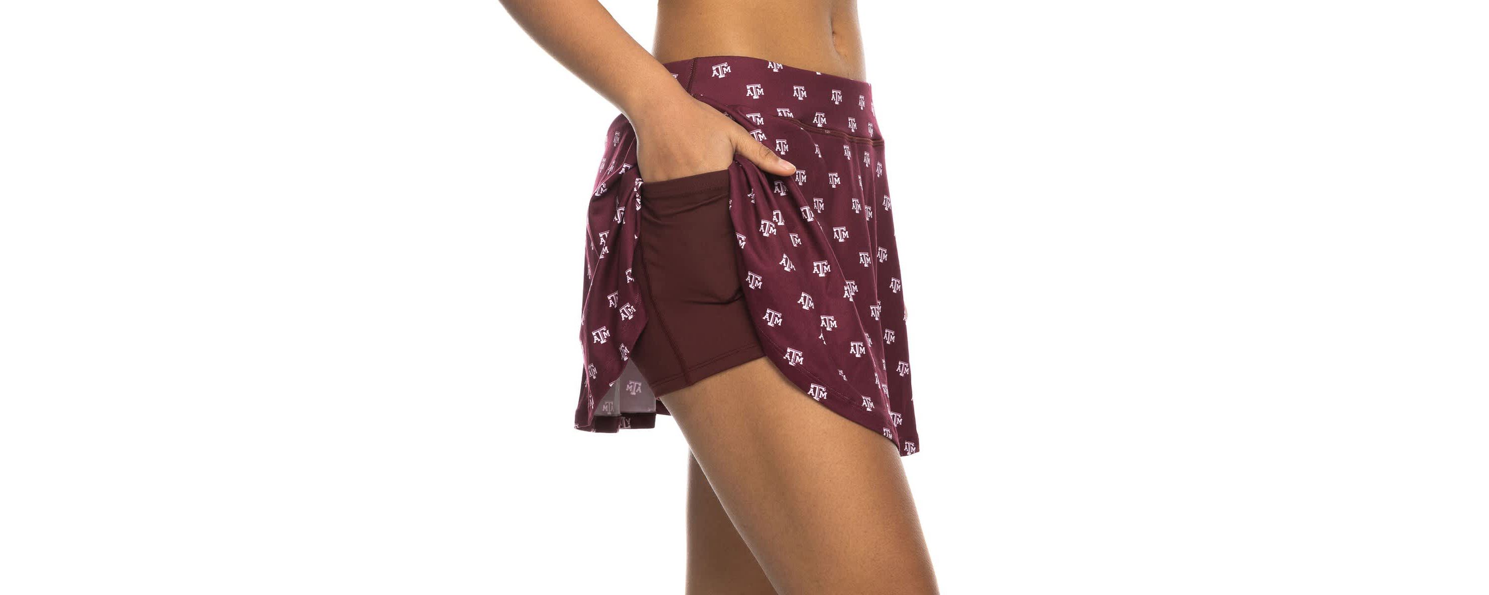 NCAA Texas A&M Aggies All-Over Print Flowy Skort