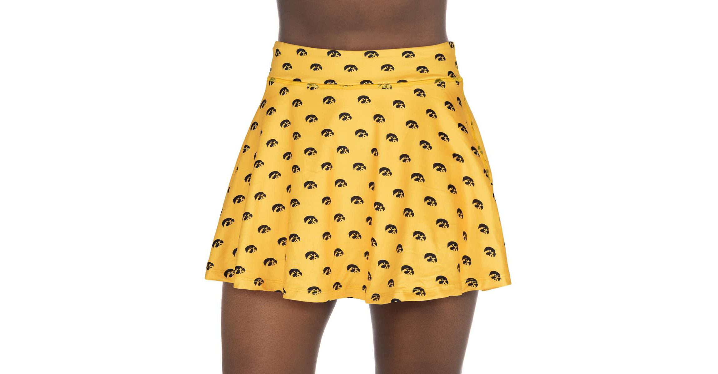 NCAA Iowa Hawkeyes All-Over Print Flowy Skort
