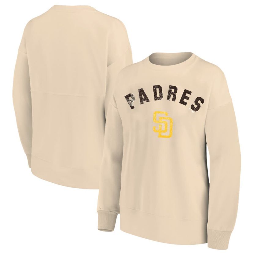 MLB San Diego Padres Plus Size French Terry Pullover Sweatshirt