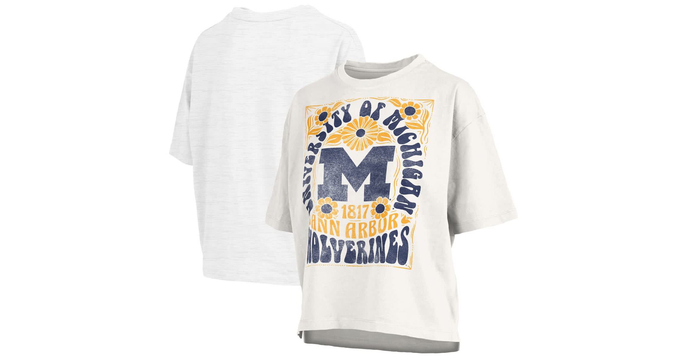 NCAA Michigan Wolverines Harmony Oversized Slub T-Shirt