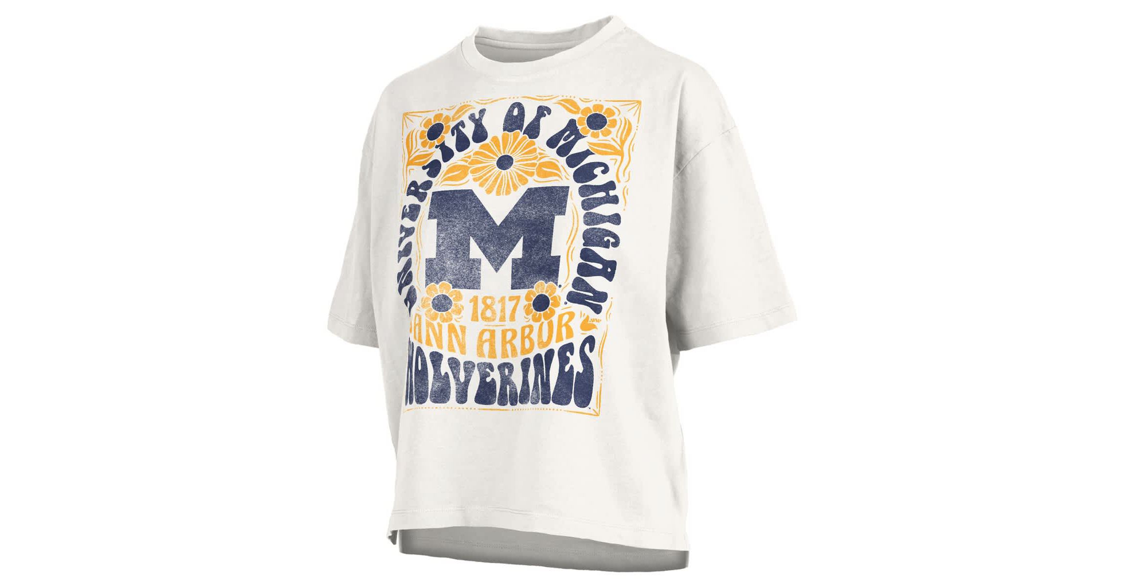 NCAA Michigan Wolverines Harmony Oversized Slub T-Shirt