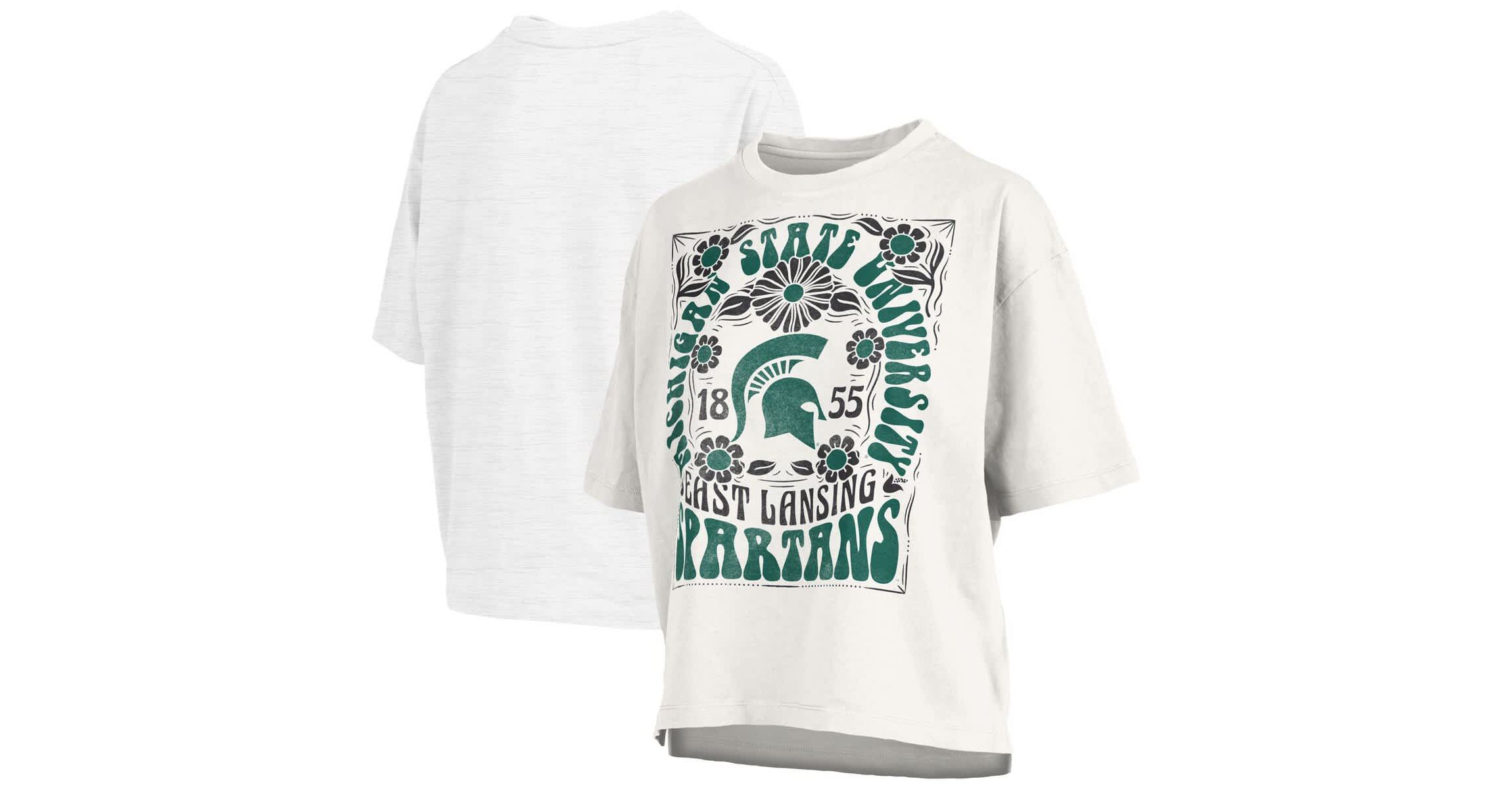 NCAA Michigan State Spartans Harmony Oversized Slub T-Shirt