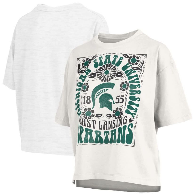 NCAA Michigan State Spartans Harmony Oversized Slub T-Shirt