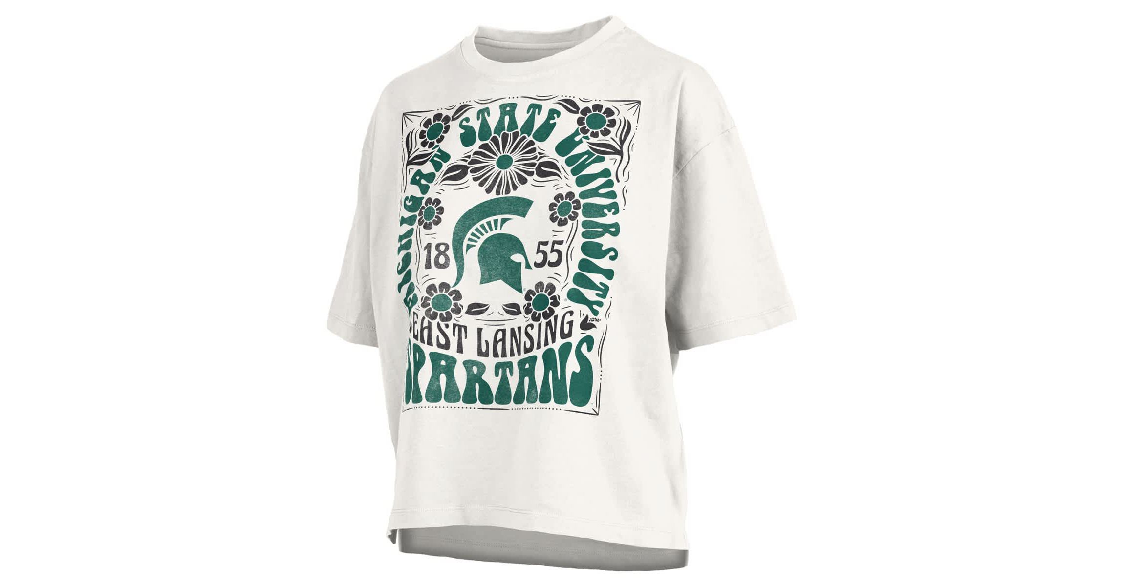 NCAA Michigan State Spartans Harmony Oversized Slub T-Shirt