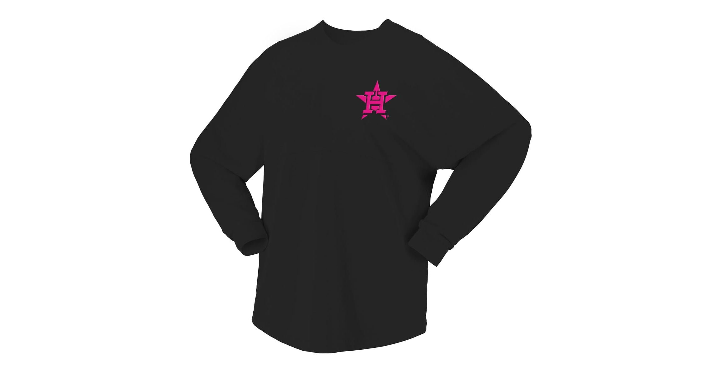 MLB Fanatics Houston Astros Neon Jersey Long Sleeve T-Shirt