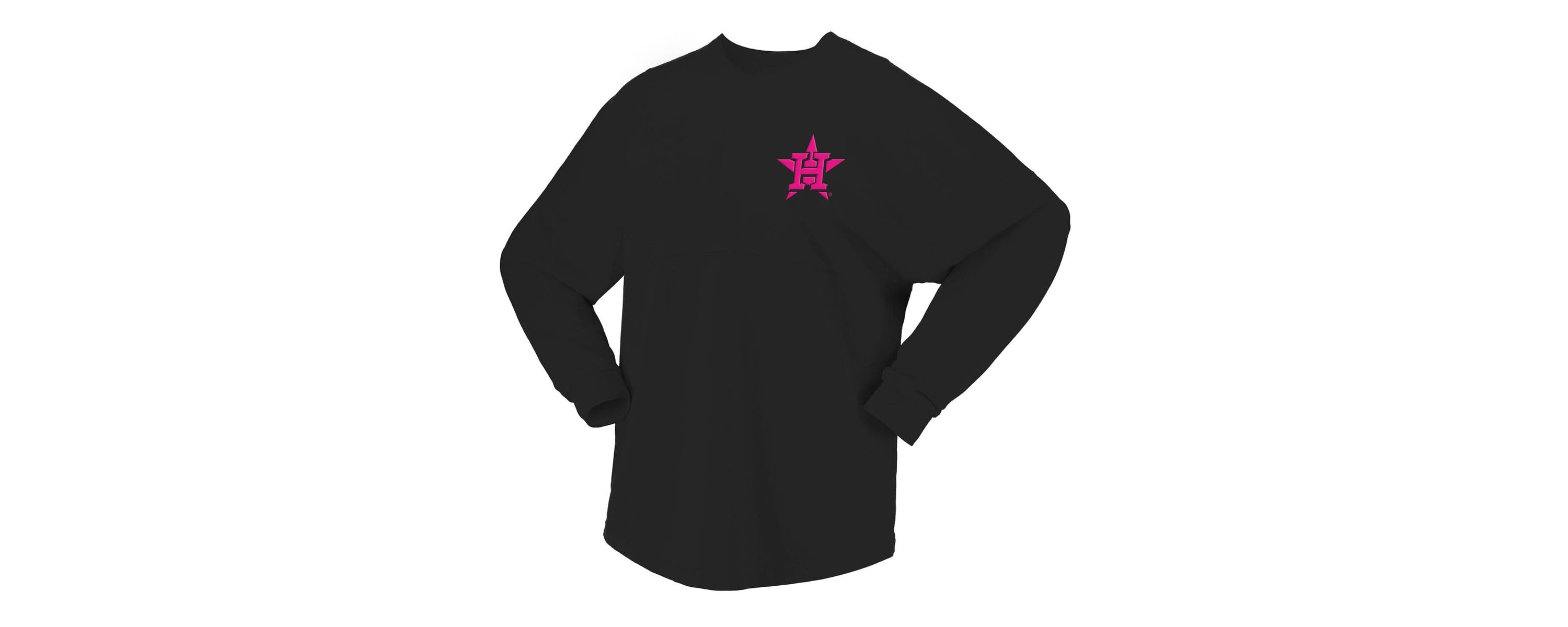 MLB Fanatics Houston Astros Neon Jersey Long Sleeve T-Shirt