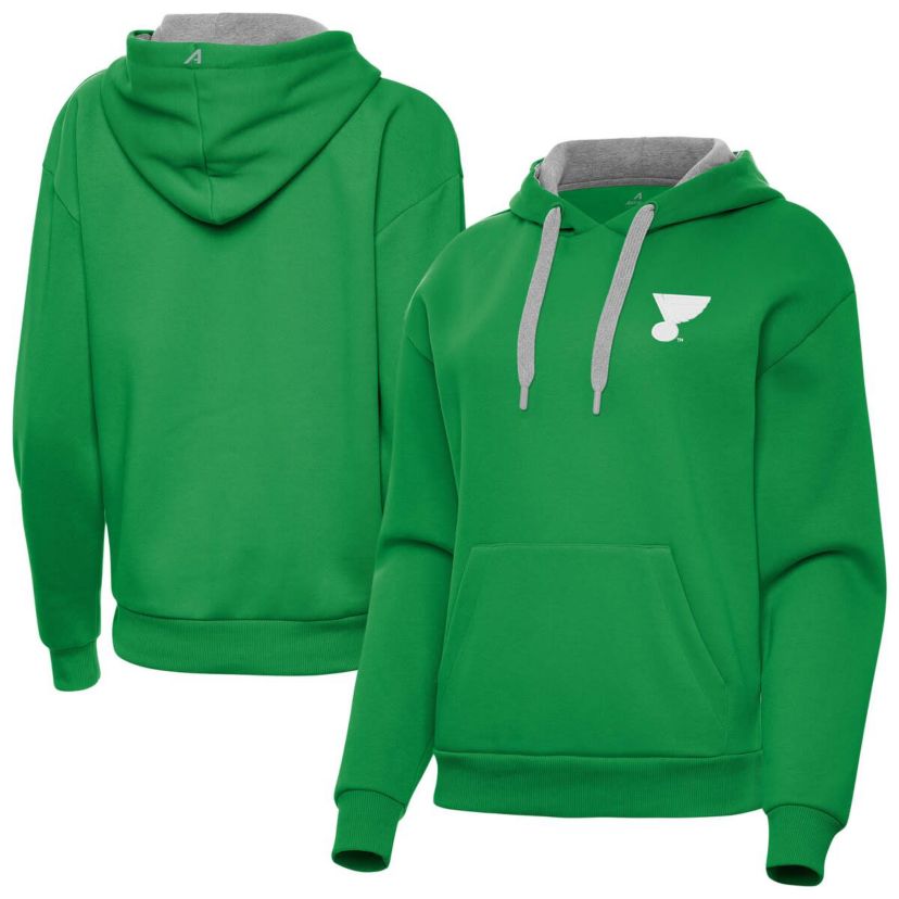 NHL Kelly St. Louis Blues St. Patricks Day Victory Pullover Hoodie