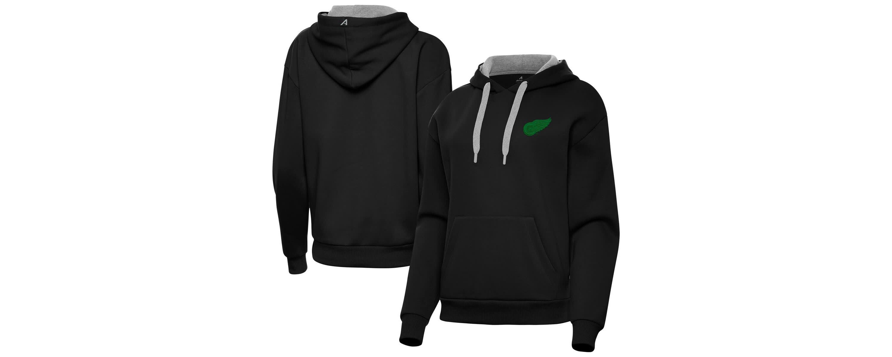 NHL Detroit Wings St. Patricks Day Victory Pullover Hoodie
