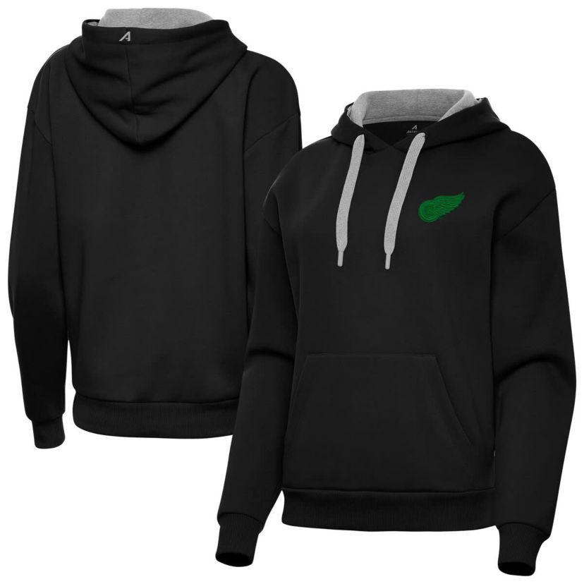 NHL Detroit Wings St. Patricks Day Victory Pullover Hoodie