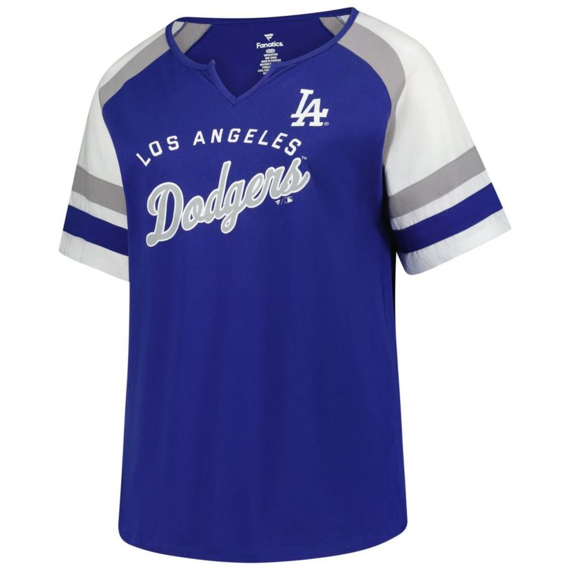 MLB Shohei Ohtani Los Angeles Dodgers Plus Size Name & Number Raglan T-Shirt