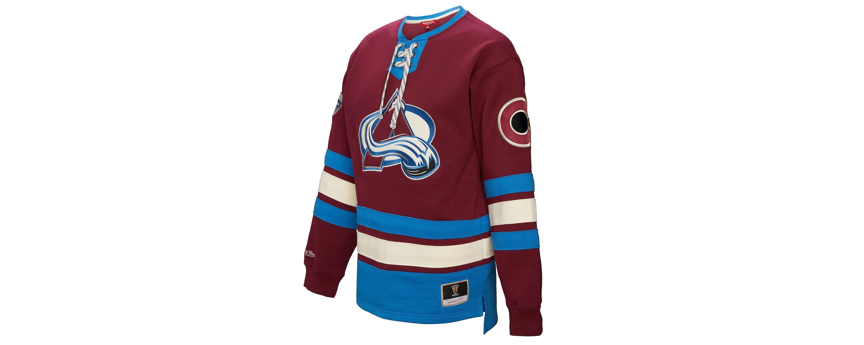 NHL Colorado Avalanche Lace-Up Pullover Sweatshirt
