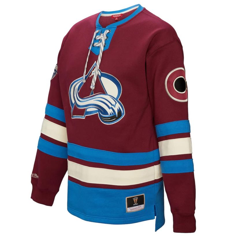 NHL Colorado Avalanche Lace-Up Pullover Sweatshirt